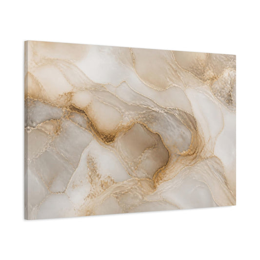 Main Mockup. Abstract Golden Agate shown as canvas print