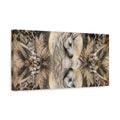 Side Mockup 3. Animals Moonlit Unicorn Portrait shown as canvas print