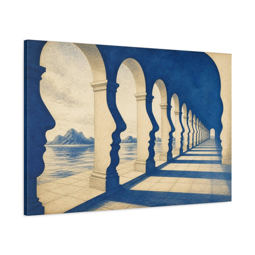 Main Mockup. Arcade Illusion shown as canvas print