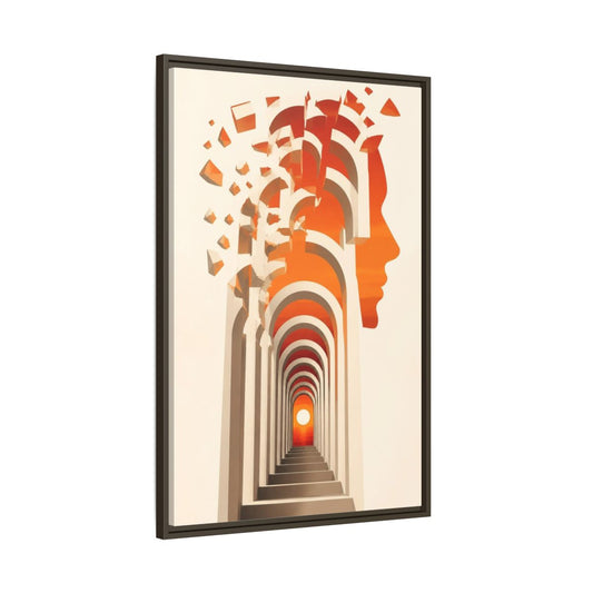 Main Mockup. Archway Illusion Profile shown as framed canvas print