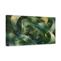 Side Mockup 3. Bonsai In Glass Cube shown as canvas print