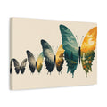 Side Mockup 4. Butterfly Illusion shown as canvas print