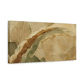 Side Mockup 3. Layered Leaf Collage shown as canvas print