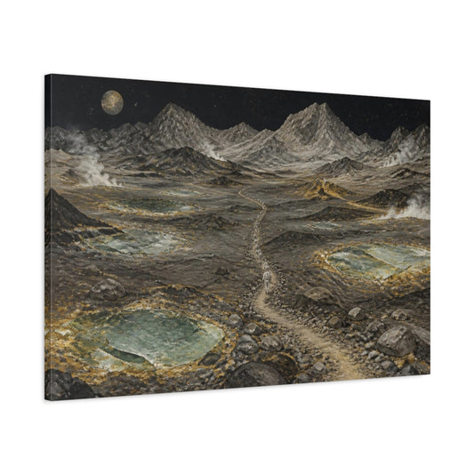 Main Mockup. Nature Astronauts Trail shown as canvas print