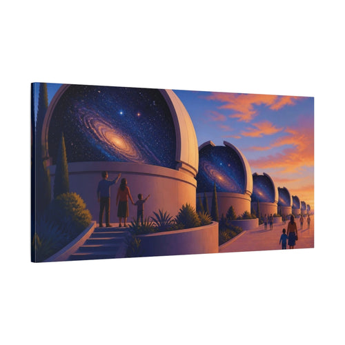 Main Mockup. Observatory Dome Illusion shown as canvas print
