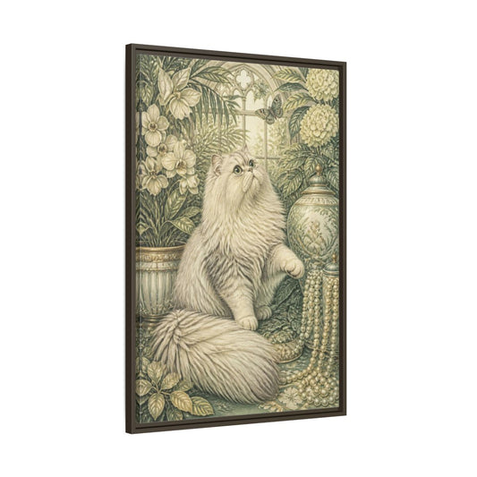Main Mockup. Pets Persian Cat shown as framed canvas print