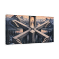 Side Mockup 3. Stone Portal Monument shown as canvas print