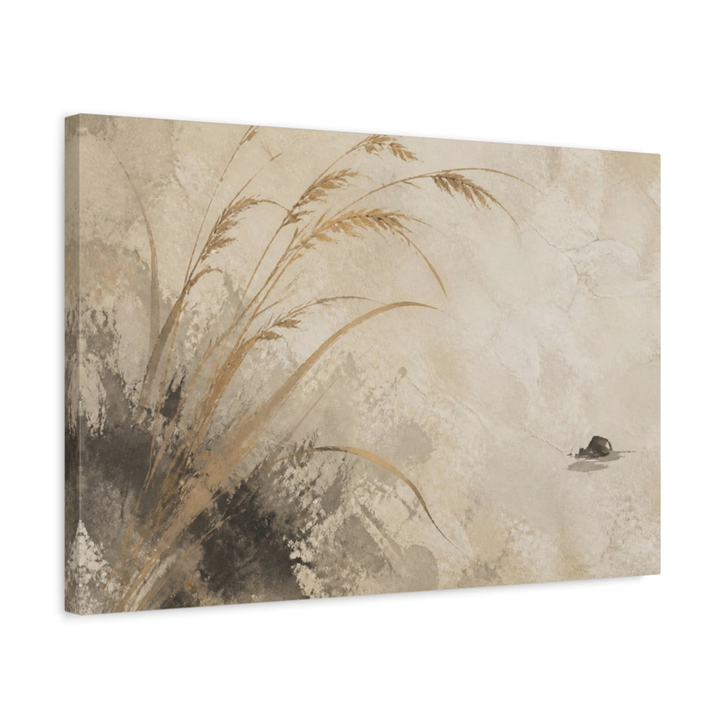Side Mockup 3. Wabi Sabi shown as canvas print