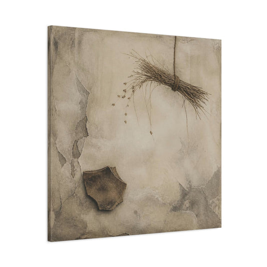 Main Mockup. Wabi Sabi Reed Bundle shown as canvas print