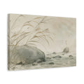 Side Mockup 4. Wabi Sabi Reeds shown as canvas print