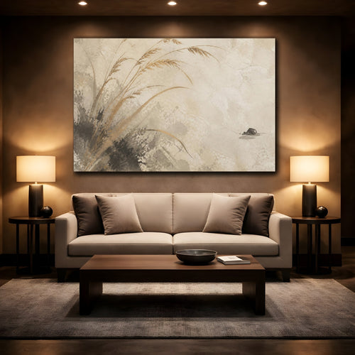 Mockup 2. Wabi Sabi shown as canvas print
