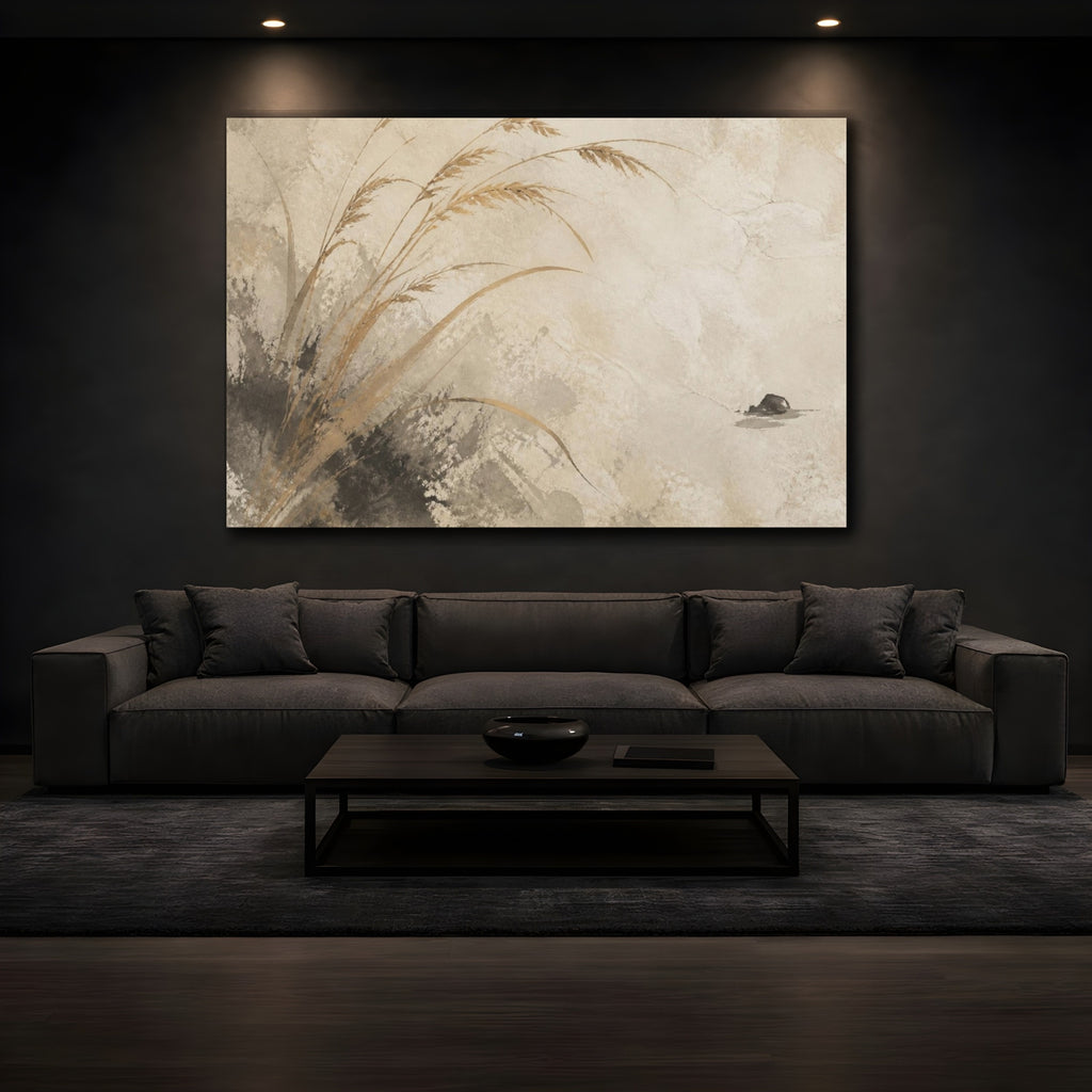 Mockup 3. Wabi Sabi shown as canvas print