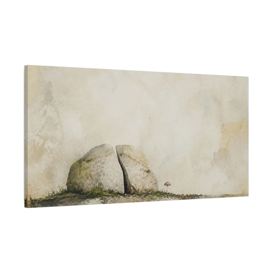 Main Mockup. Wabi Sabi Split Stone shown as canvas print